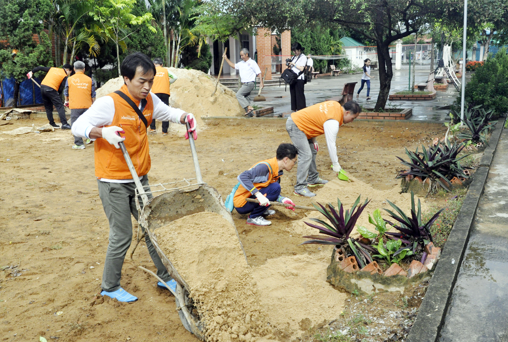 2016년 코스콤 베트남 해외봉사활동 현장 사진