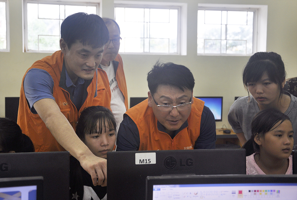 2016년 코스콤 베트남 해외봉사활동 현장 사진