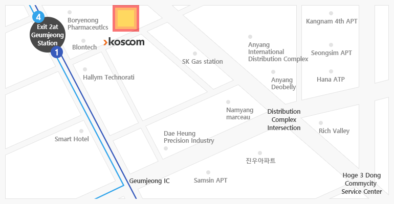 koscom Representative hotline